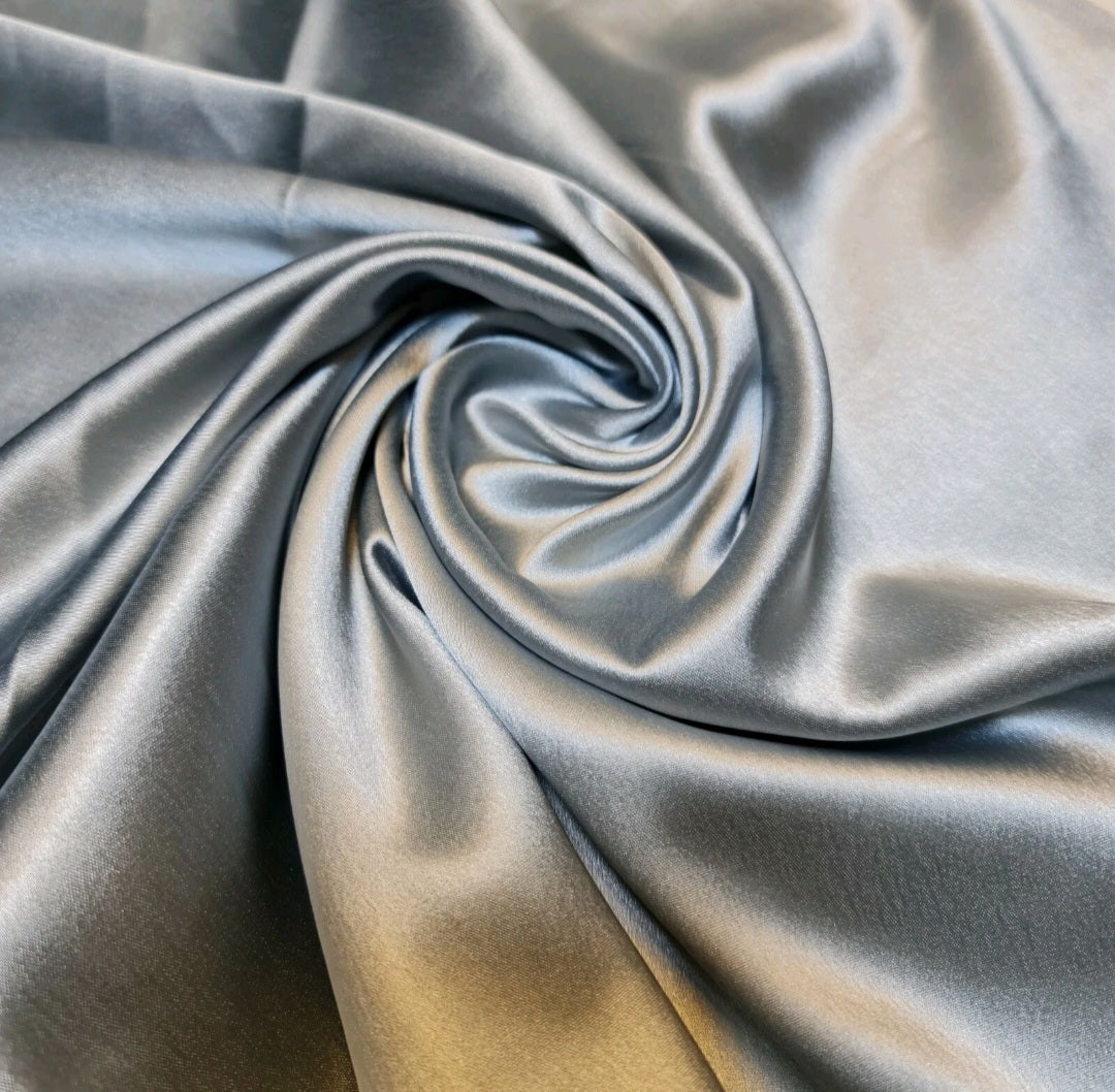 Satin Pearl-Trimmed Cape Abaya Set