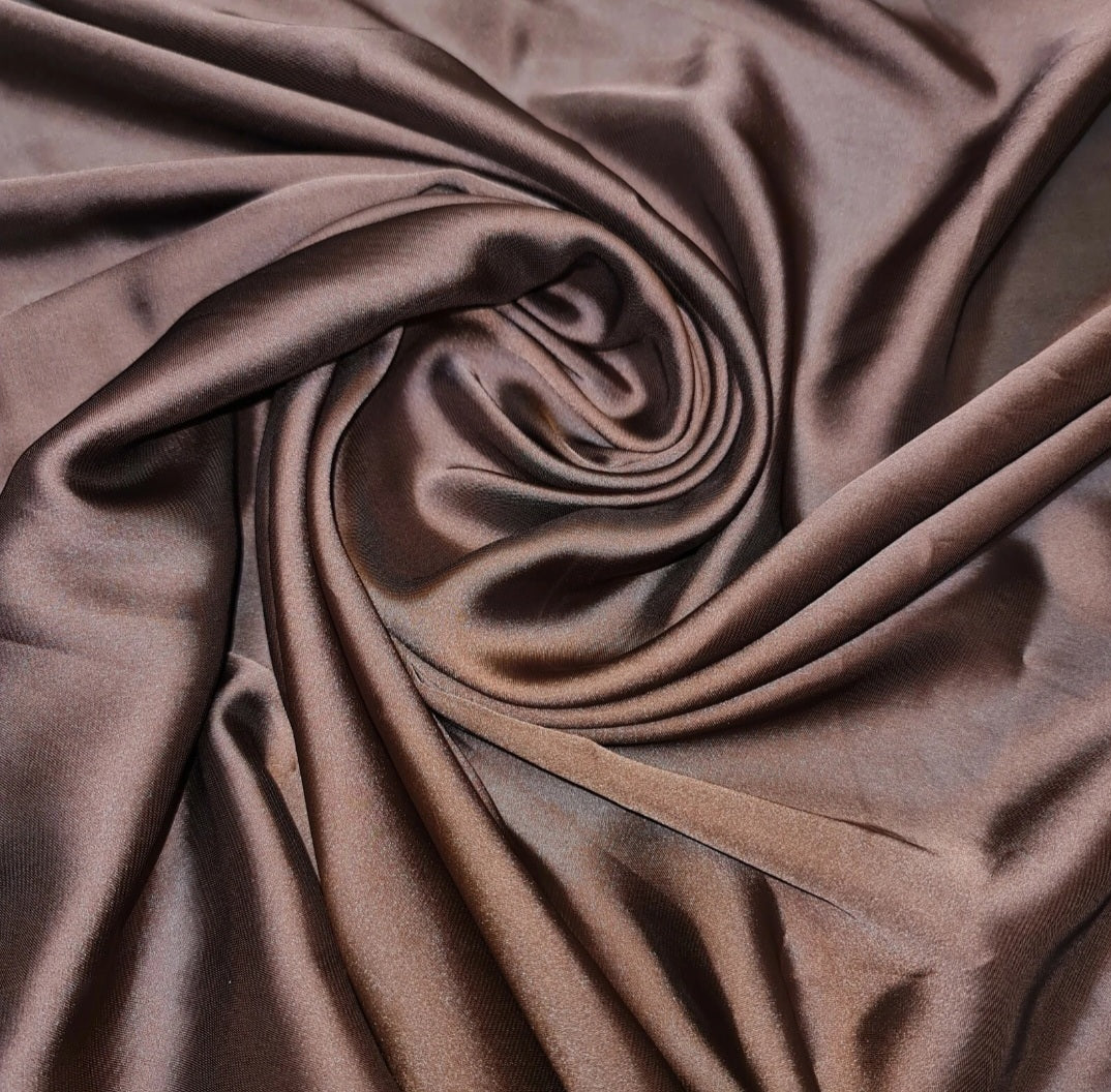 Satin Pearl-Trimmed Cape Abaya Set