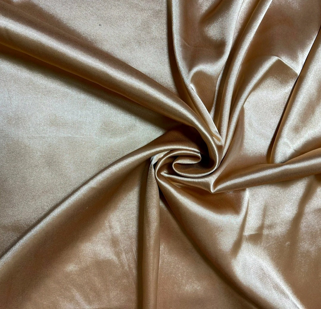 Satin Pearl-Trimmed Cape Abaya Set